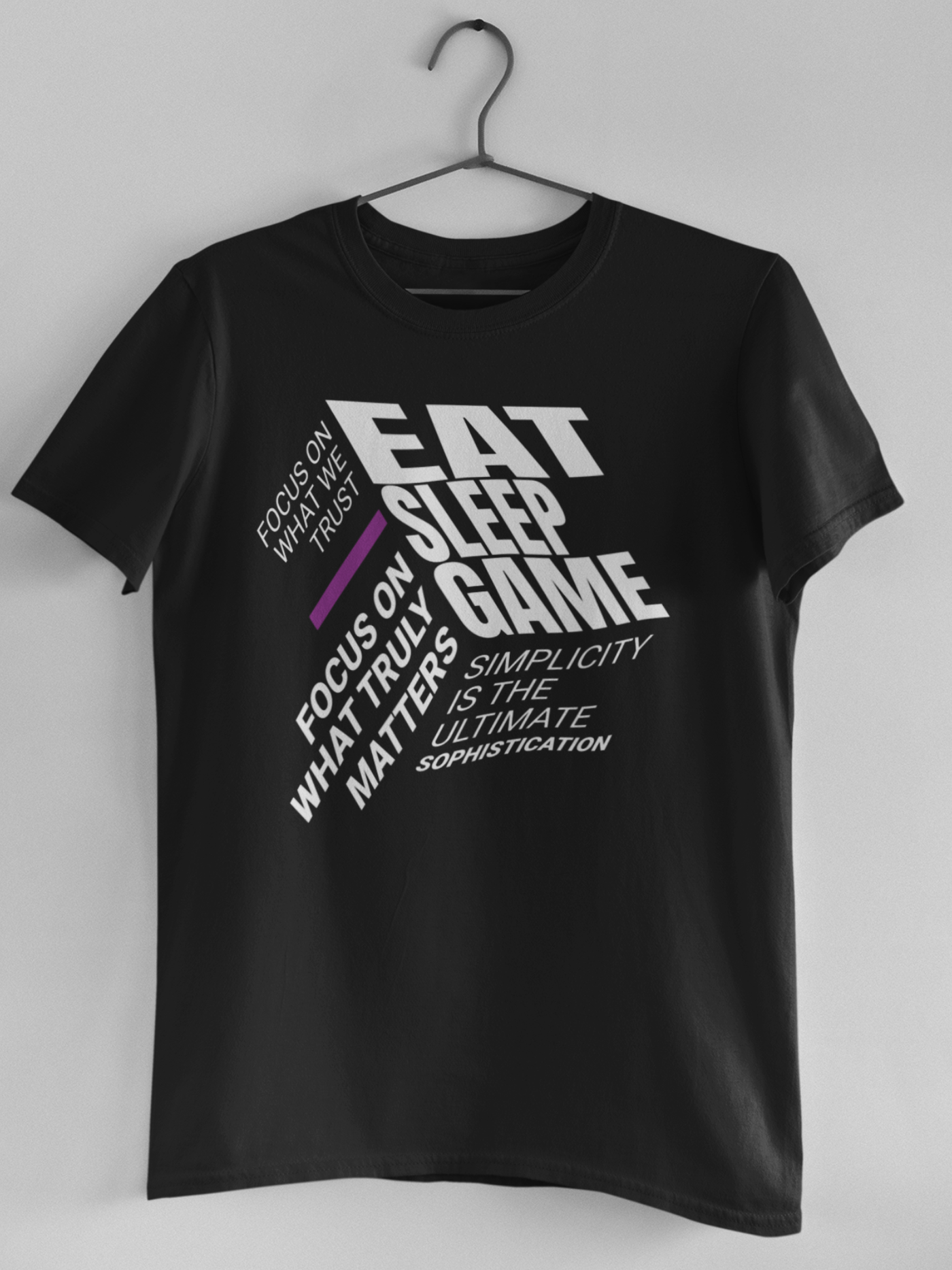 T-Shirt - eat, sleep, game