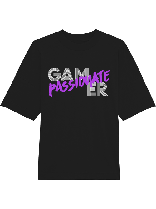 Produktfoto T-Shirt schwarz, Passionate Gamer