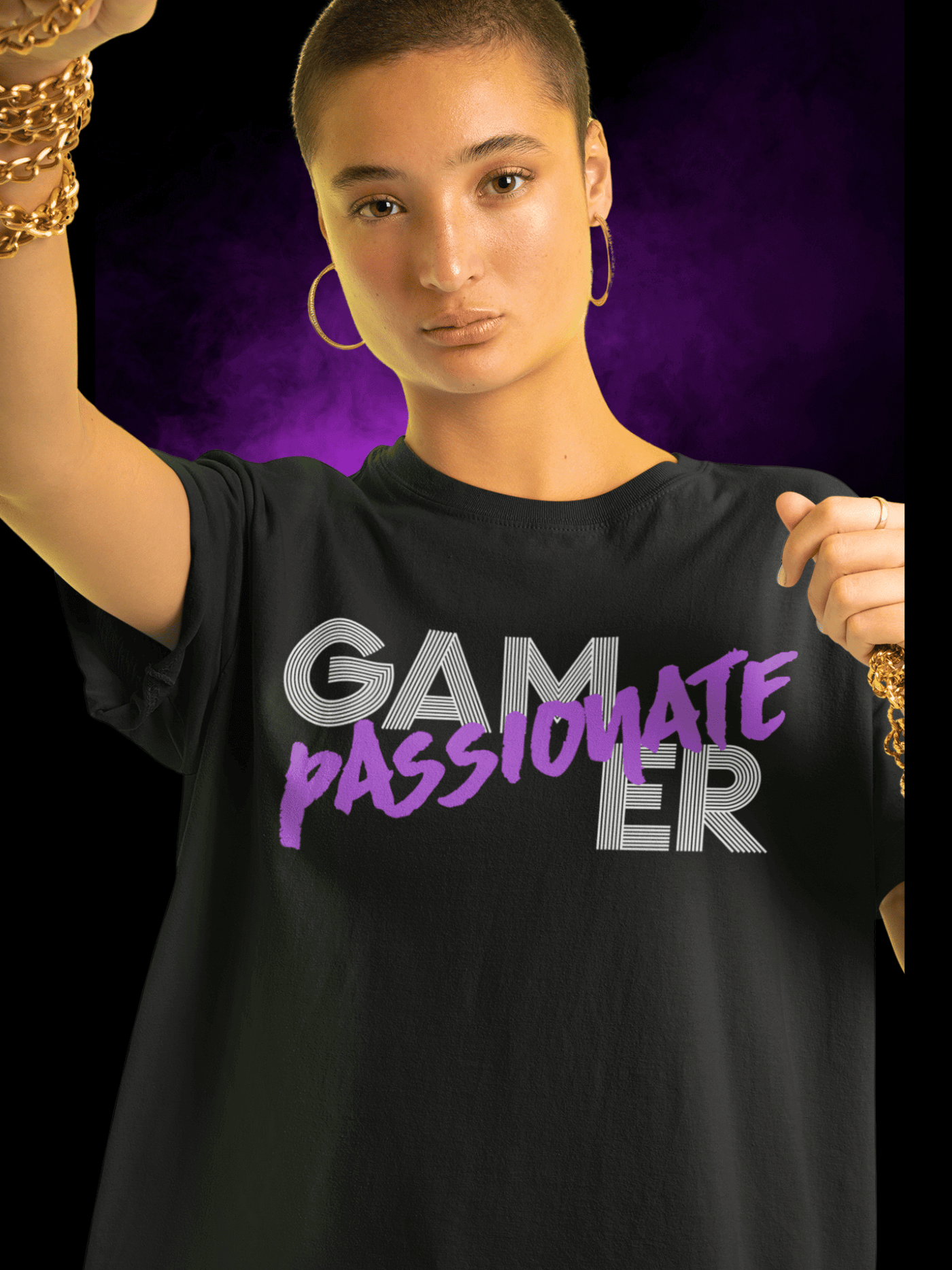 Oversized T-Shirt - Passionate Gamer